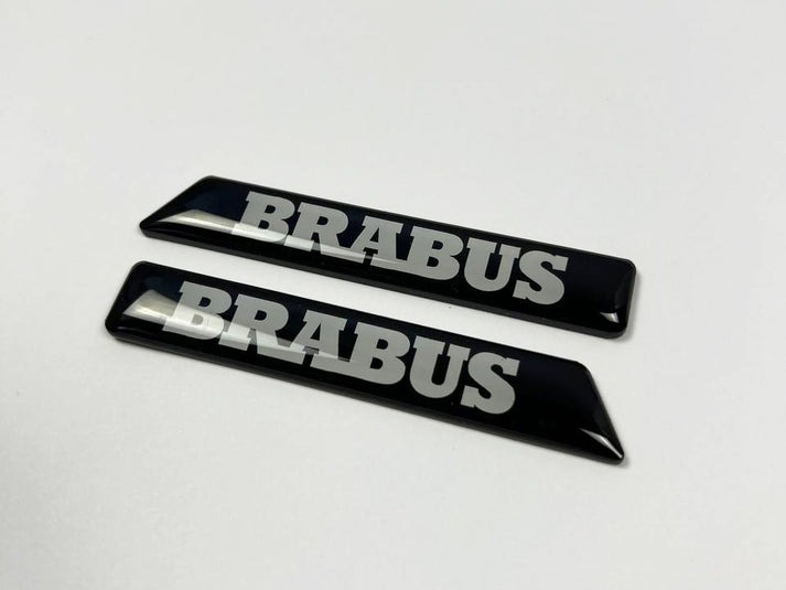 Brabus Black Fender Emblems Side Moldings Inserts for Mercedes W463A G-Class